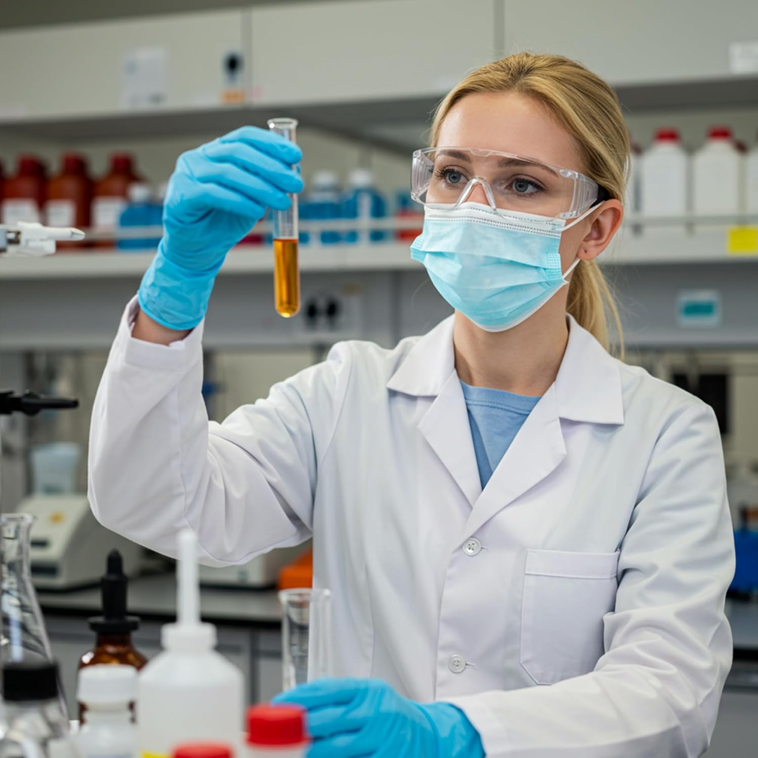 100Pcs Dispensing Syringe Needle Individually Wrapped Sterile Disposable Luer Lock Needle Tips for Science, Lab Experiments, and Craft Use (27G-13Mm) image number 2