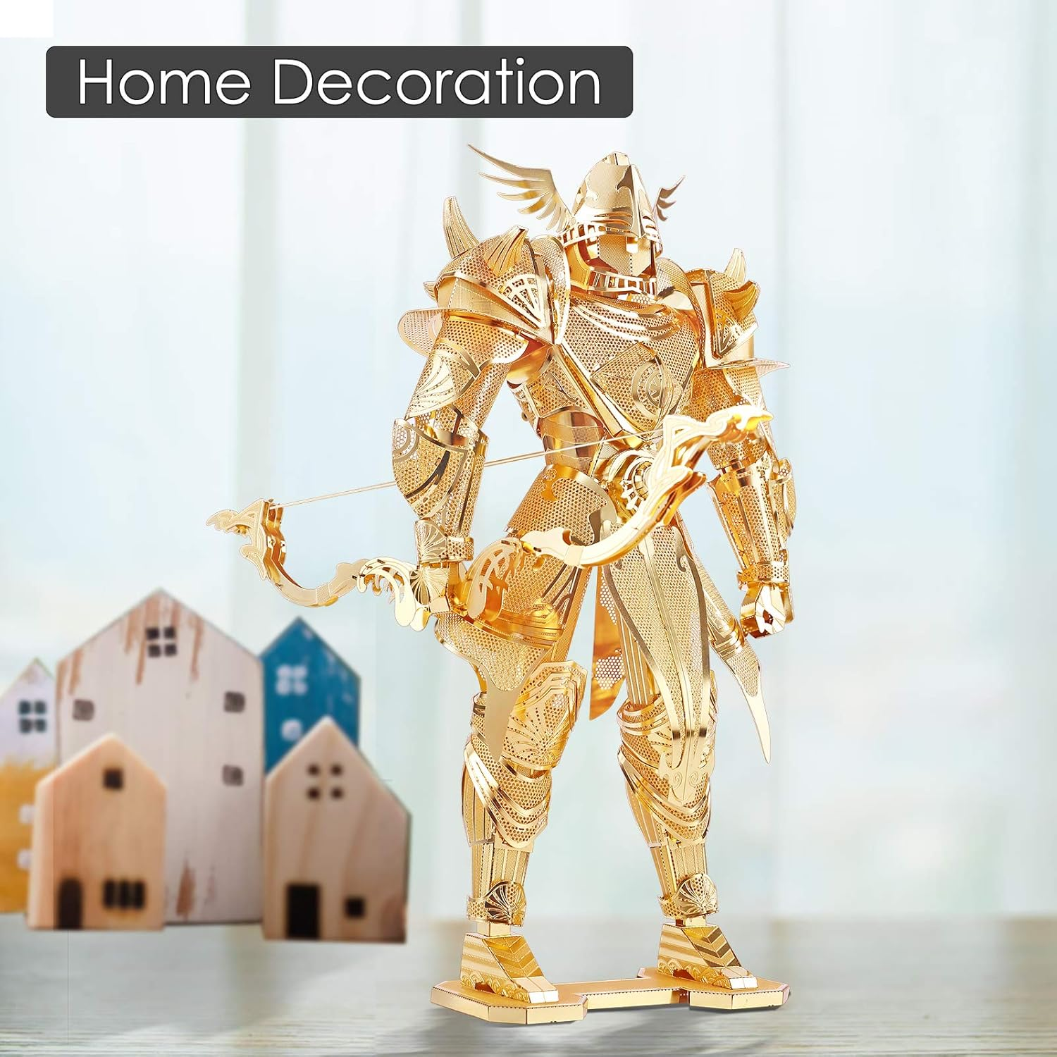 Piececool 3D Gundam Model Kits-Knight of Firmament, 3D Metal Puzzle DIY Craft Kit for Adults Stress Relief, Great Birthday Gifts for Teen Boys, 134 Pcs - Silver image number 7