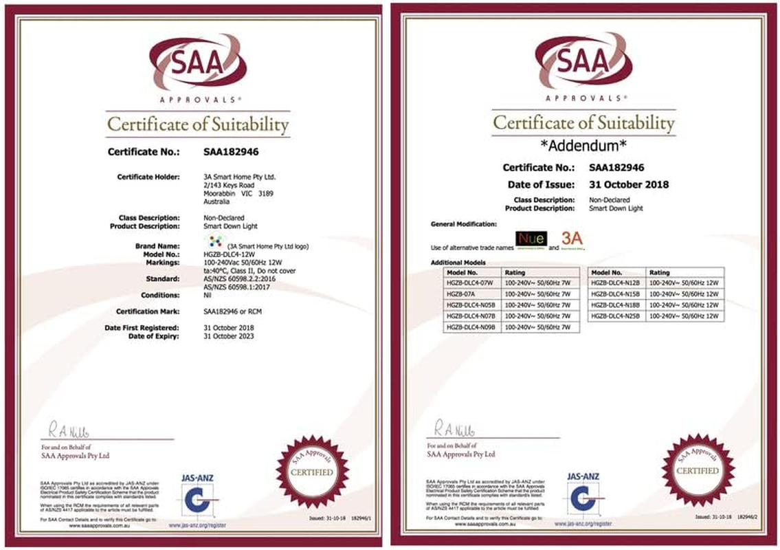 4Pcs Zigbee 12W Smart Colour and White LED Downlight Compatible with Alexa, Google Home, Hue and Home Kit image number 1