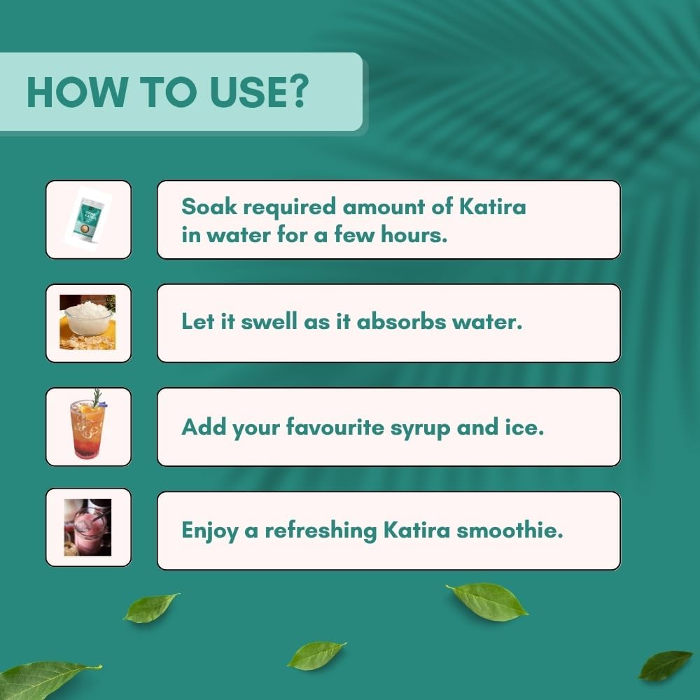 Organic Spree Gond Katira - Tragacanth Gum - Gomme Adragante - Goma Tragacanto - 250Grams (8.81 Oz) image number 4