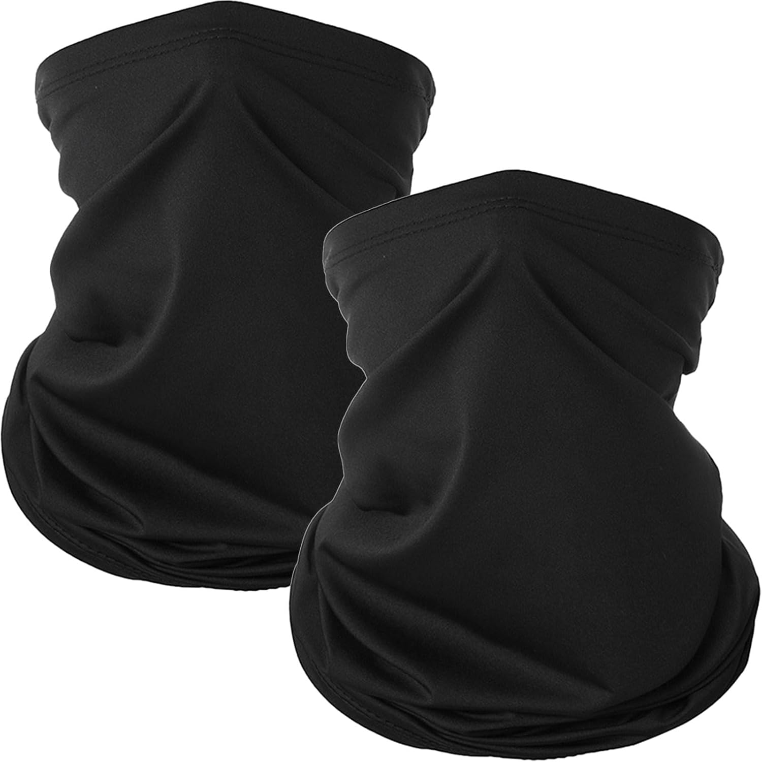 RIBHNXHI Neck Gaiter,2 Pack Breathable Cooling Neck Gaiters UPF 50 Ice Silk Multifunctional Face Cover Scarf Stretchy Balaclava for Sun Protection and Outdoor Activities image number 3