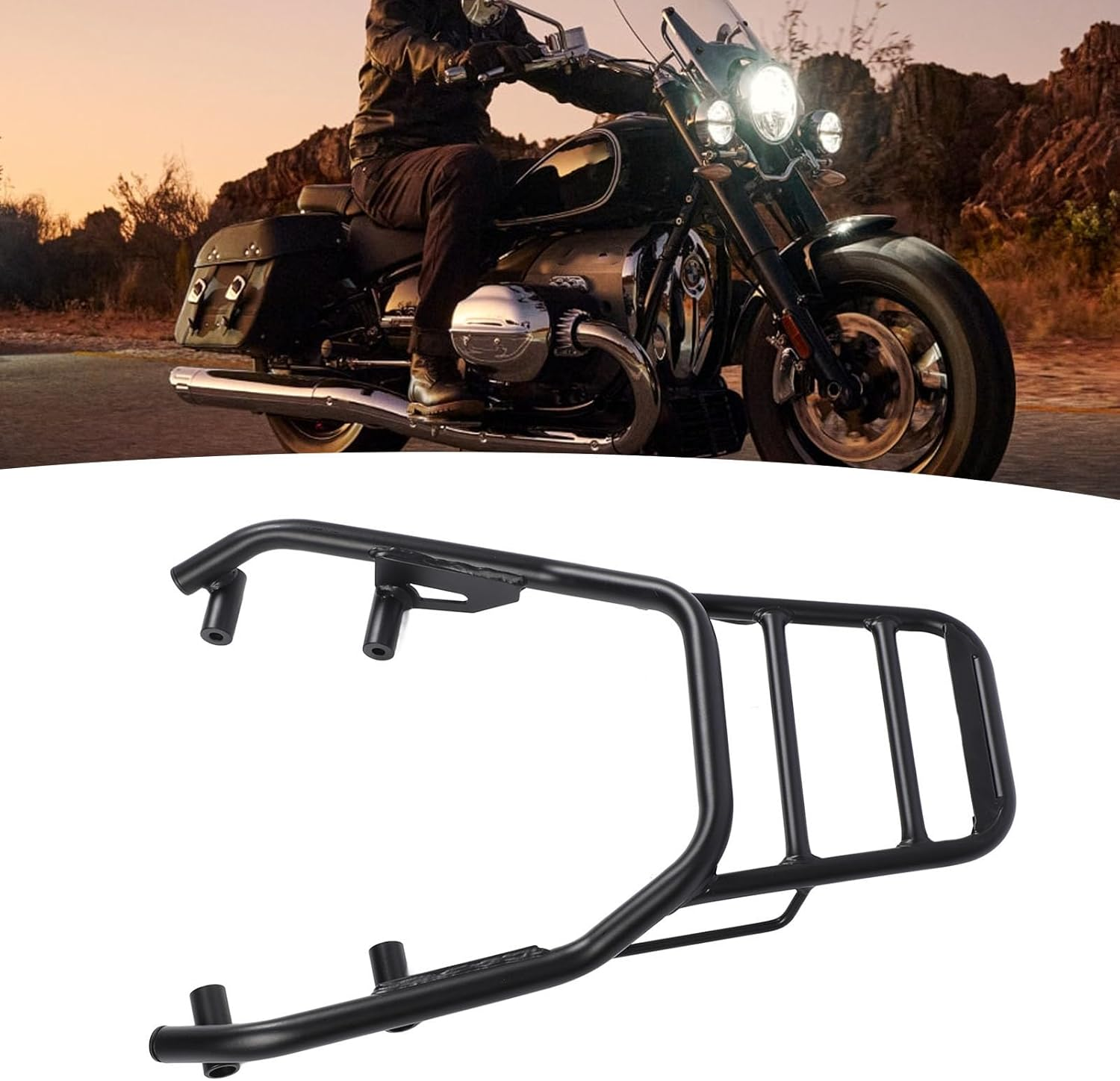 Motorcycle Luggage Rack for Indian FTR1200 2019-2023, Powersports Luggage Racks, Rear Rack, FTR1200 Accessories image number 2