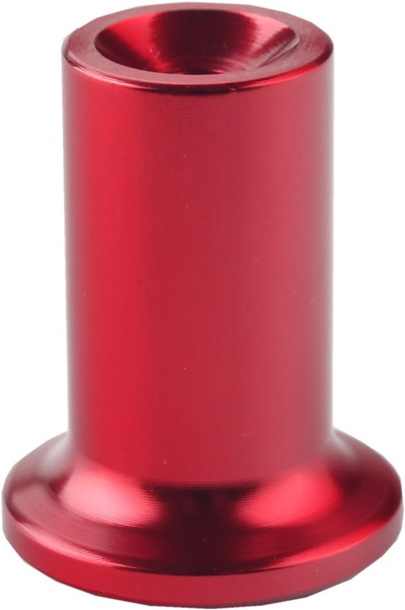 DEWHEL Drift Emergency Knob Hand E Brake Spin Turn Knob Lock Button Aluminum JDM Compatible with Subaru BRZ Toyota 86 GT86 Scion FRS (Red) - Red image number 2