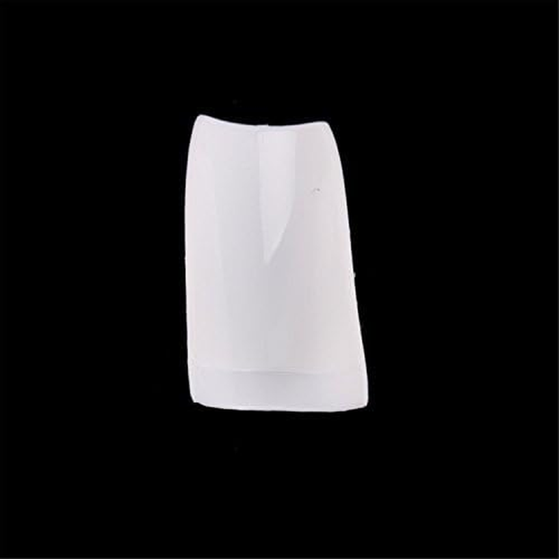 500Pcs Lady White French Acrylic Style Artificial False Nails Half Tips image number 4