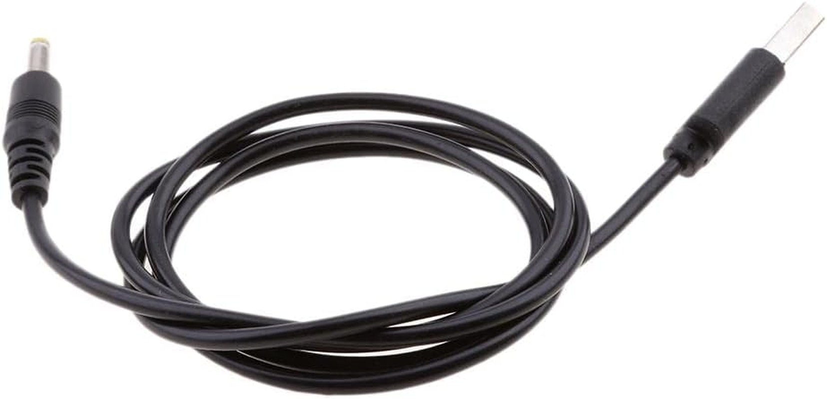 Prettyia USB 2.0 a Male to DC 4.0X1.7Mm 5 Volt DC Barrel Jack Power Cable for USB to DC 4.0X1.7Mm Cable Cord Black (DC 4.0Mm X 1.7Mm) image number 3