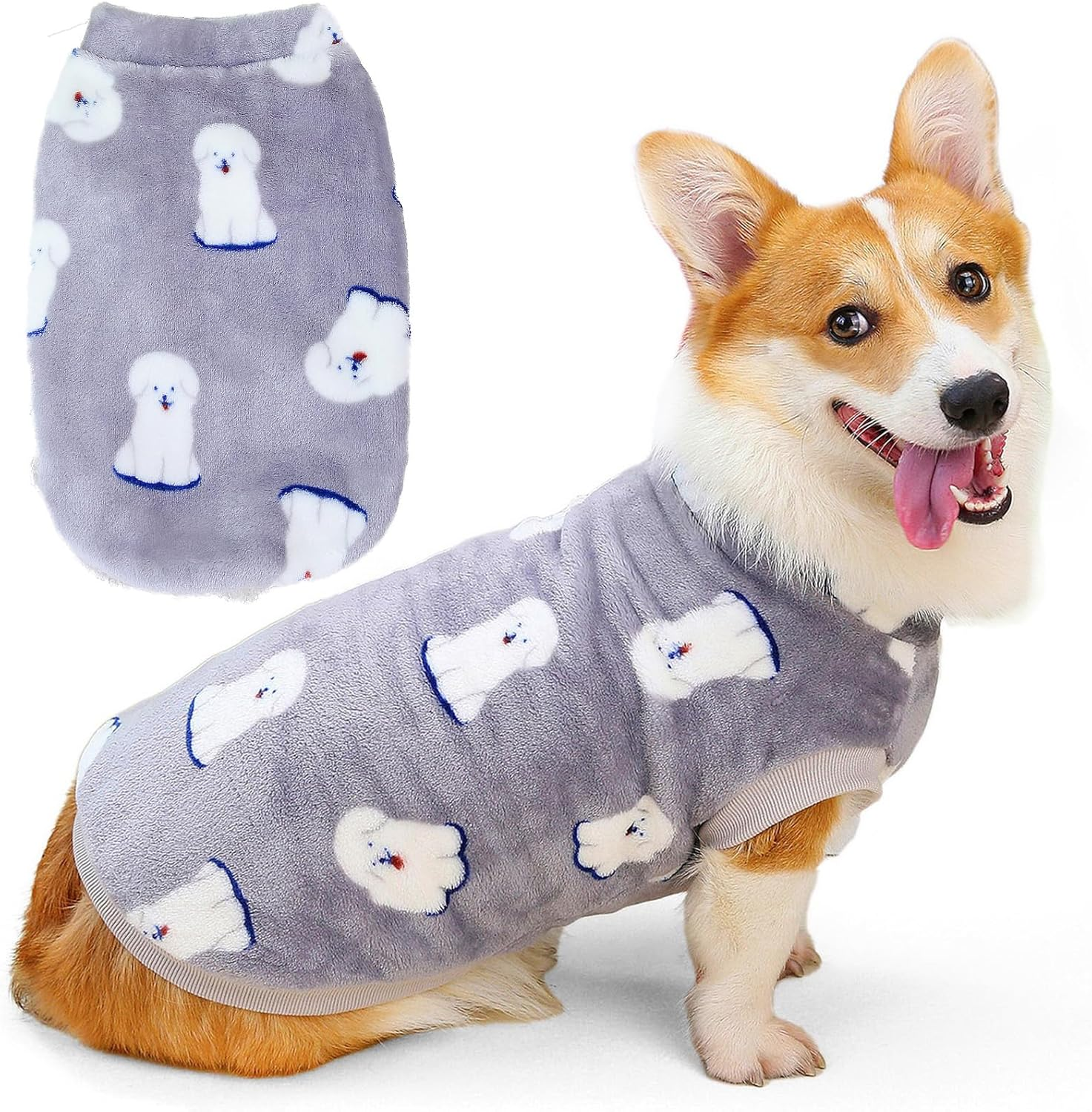 Zunea Flannel Dog Sweater Jumpers for Small Medium Dogs Pullover Corgi Winter Jacket Coats Fuzzy Fleece Puppy Clothes Cute Soft Warm Cold Weather Dachshund Vest Pet Apparel Pink XL