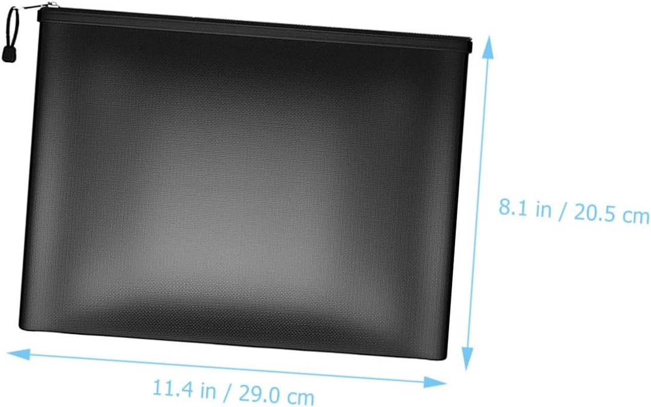 CIYODO Fireproof Document Bag Medium Organizer Pouch for Important Documents Money Passport Certificates Safe Storage for Travel Office and Home Use image number 5