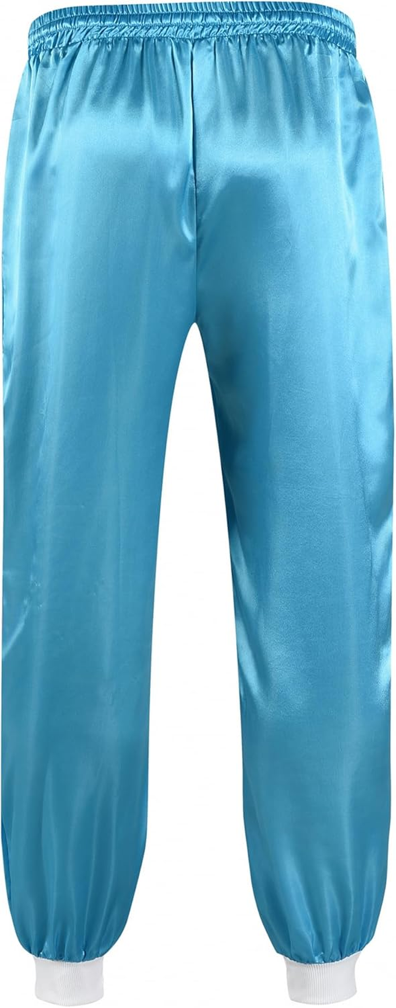 COSOUKE 70S 80S Retro Costume Men Women Shell Suit Halloween Disco Costumes for Adults Long Sleeve Sports Tracksuits Set image number 5