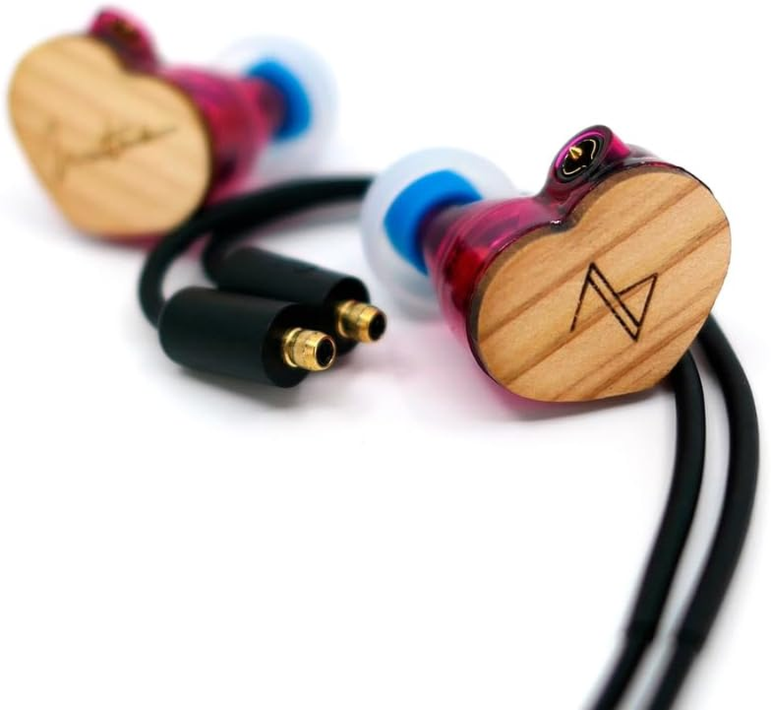 Maestraudio MA910SR DC 0.4 Inch (10 Mm) Graphene Dynamic Driver & 0.3 Inch (9 Mm) Ceramic Tweeter RST Earbuds with Natural Southern Cedar SAHP Technology, Optimized for String Instrument Sound