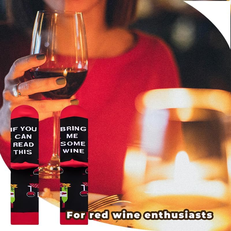 If You Can Read This Bring Me Some Socks for Wife Husband Christmas Birthday Valentines Day Gifts for Girlfriend Boyfriend - Style2 image number 4