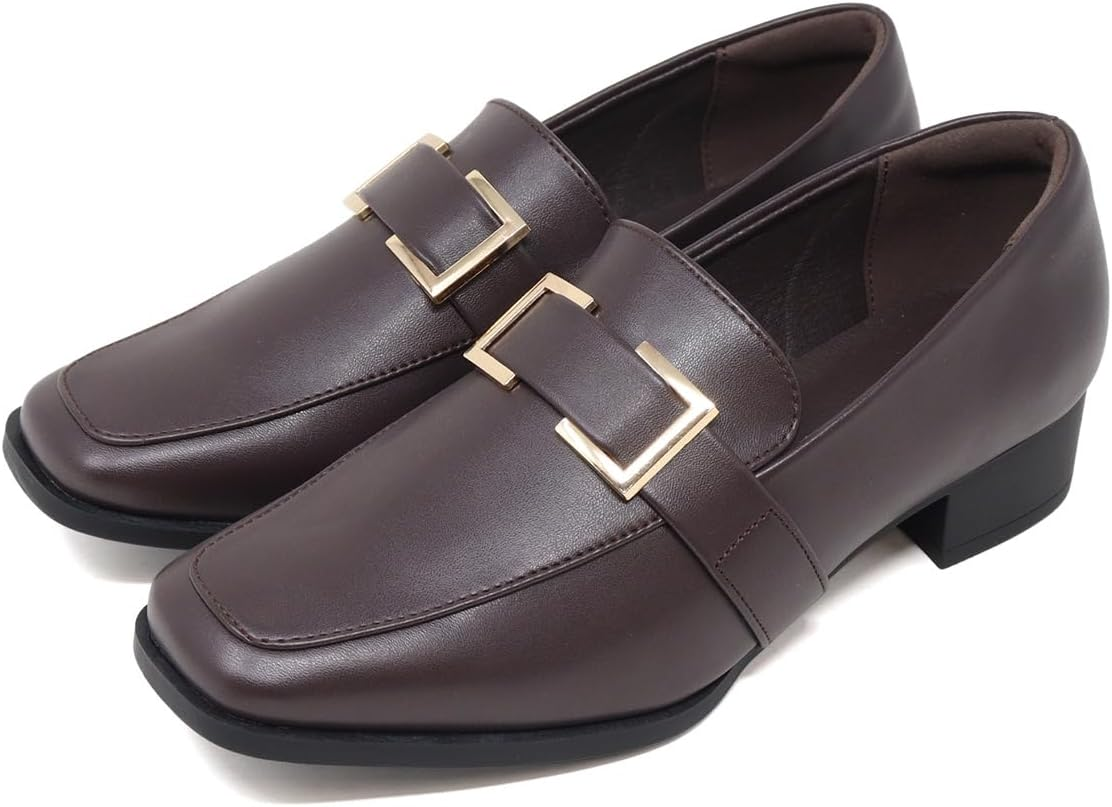 Liberty Doll 3070 Women'S Loafer, Buckle Design, 1.2 Inches (3 Cm) Heels, Square Toe, Casual, Business Casual
