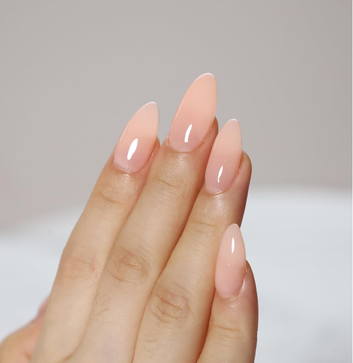 FZANEST Natural Nude Builder Gel for Nails, 15Ml Rubber Builder Base Jelly Color Gel Polish Rubber Base Coat Nail Extension Soak off French Manicure image number 3