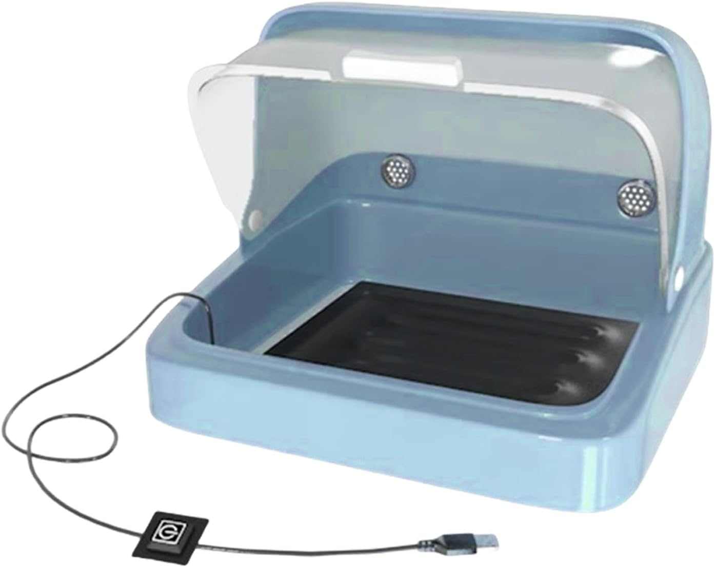 Chicken Brooder Warmer, Bird Incubator Brooding Box with Adjustable 3-Temperature Heating Pad, Breathable and Visual Nesting Case for Parrots, Chickens, Ducklings