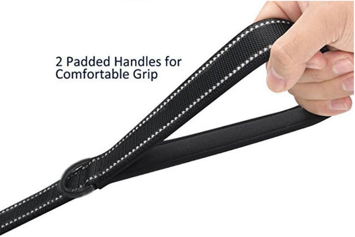 Heavy Duty Dog Leashes with 2 Handles by Padded Traffic Handle for Extra Control, 180Cm X 2.5Cm Dog-Lead with Highly Reflective Threads, Perfect for Medium to Large Dogs image number 5
