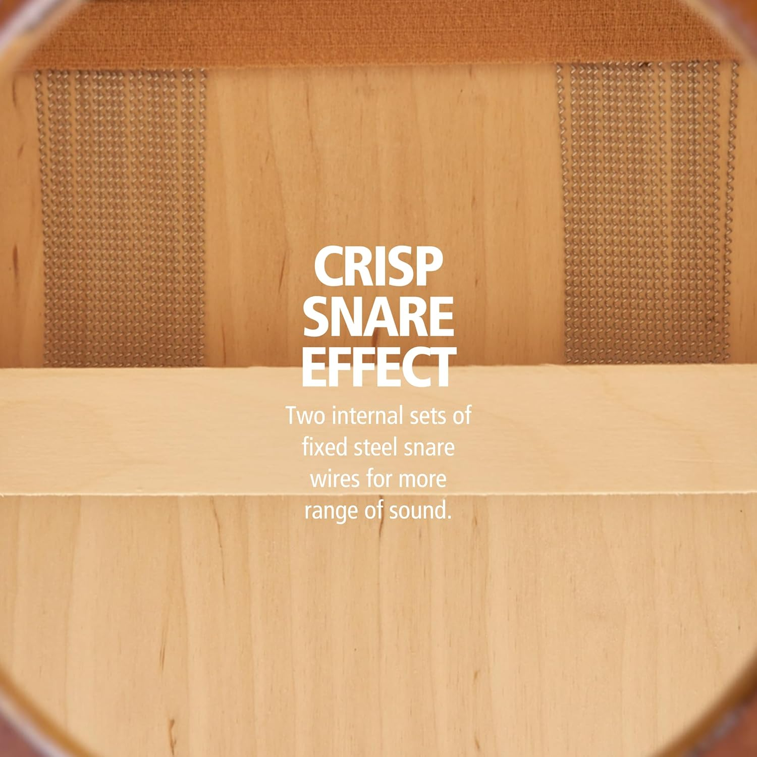 Meinl Cajon Box Drum with Internal Snares - MADE in EUROPE - Baltic Birch Frontplate/Almond Birch Body, Snarecraft Series, (SC100AB-B)