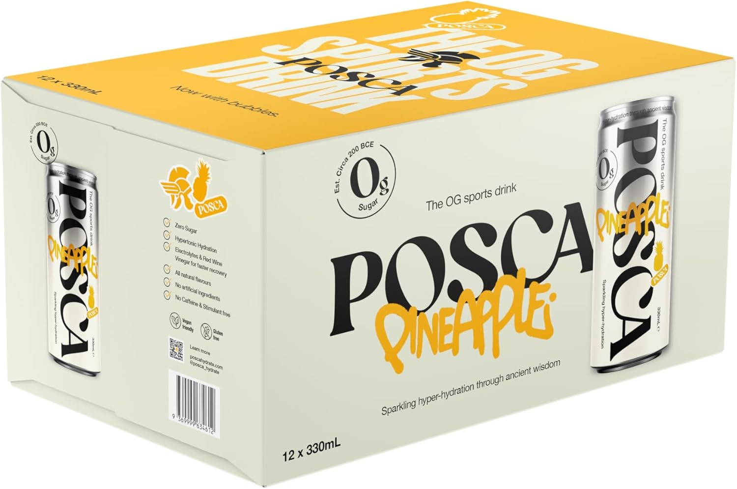 Posca Hydrate Pineapple 12 X 330Ml image number 4