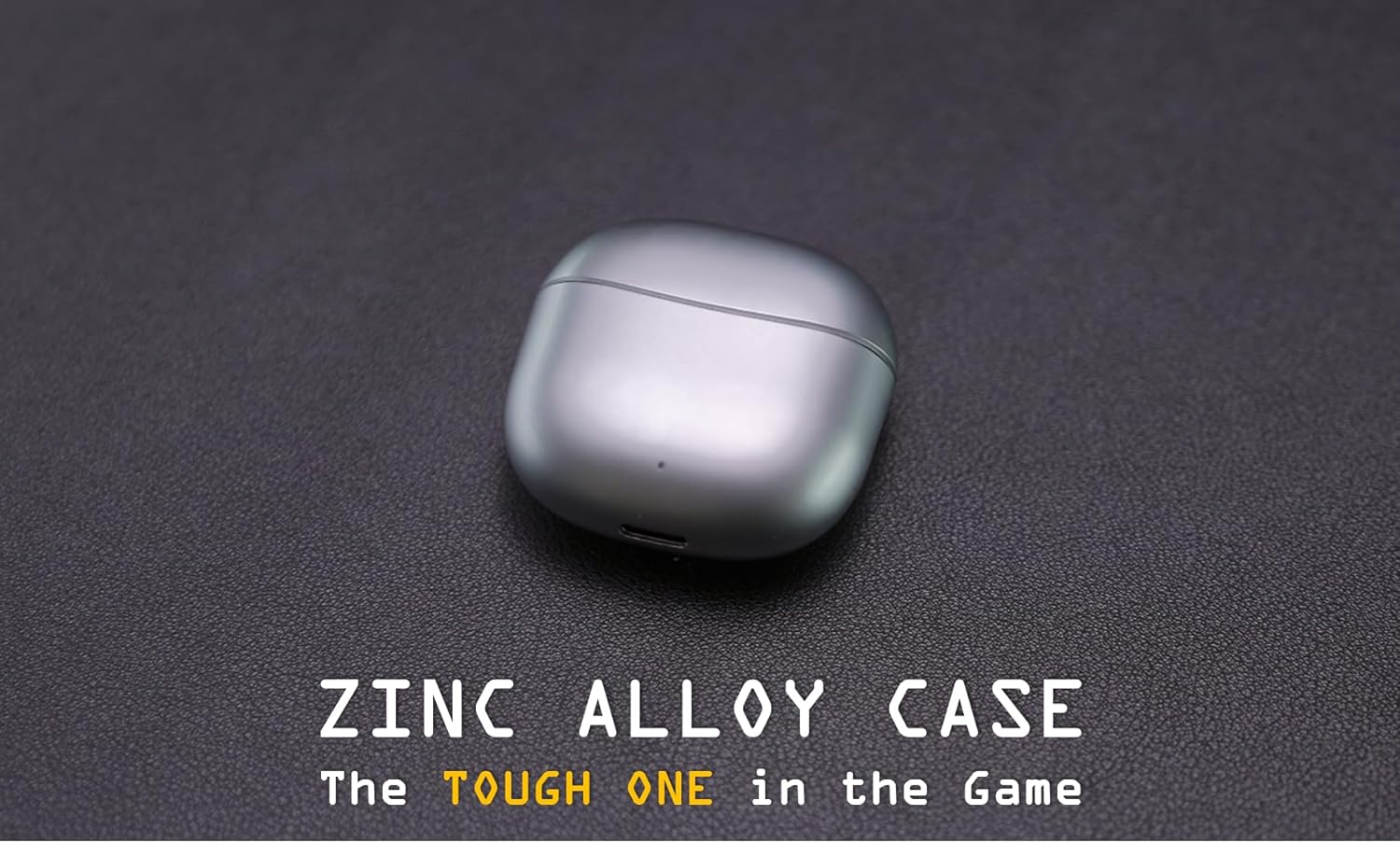 M6 Alloybuds, Zinc Alloy Case, TWS Music Call Earbuds, Bluetooth 5.4, Intelligent Touch Control, USB-C Charging, Half in Ear Comfort, Compact & Tough, Long Playtime, Minimalist (Tarnish) image number 3