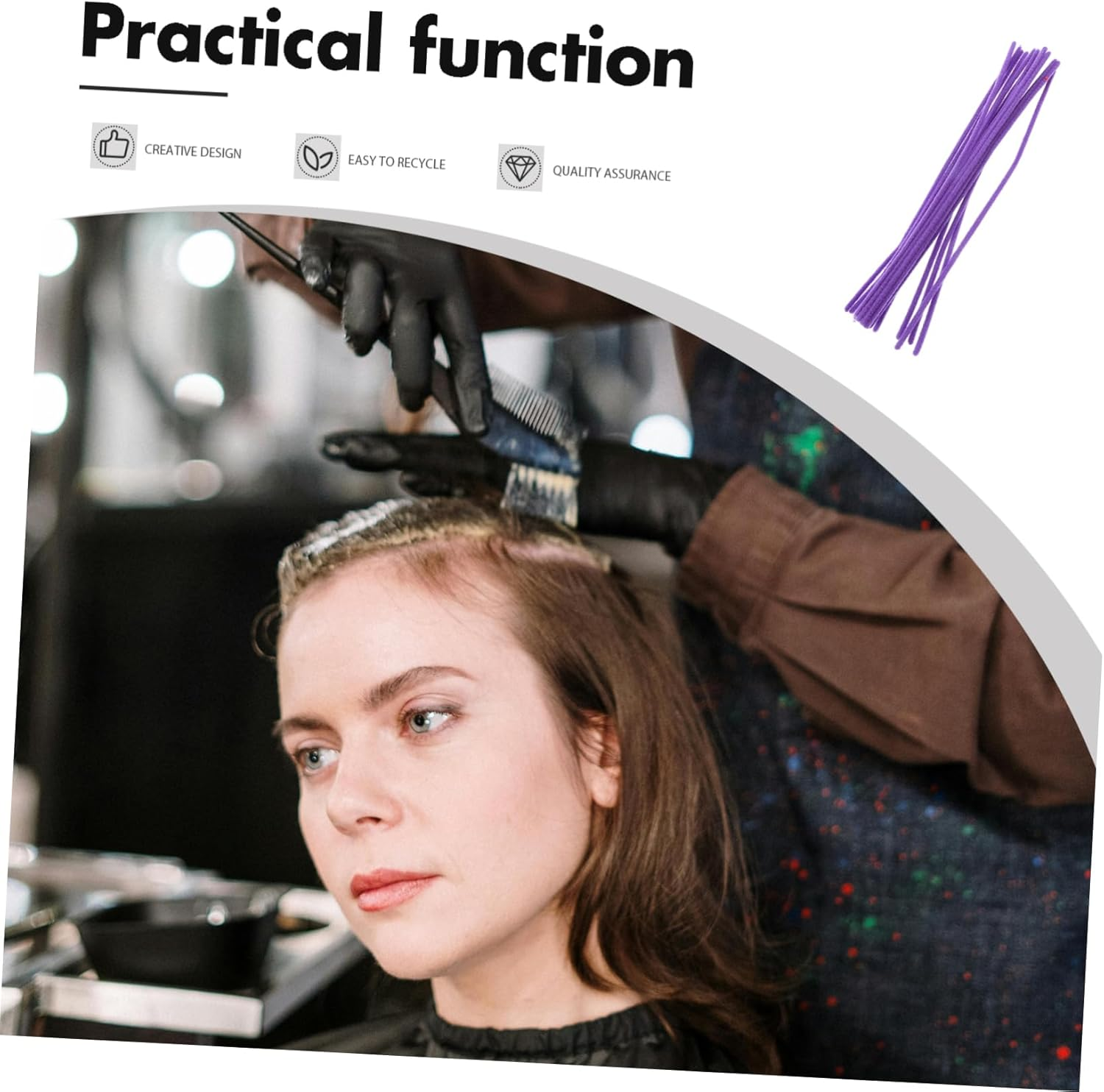 3Pcs Flexible Hair Curlers Perm Rods for Women No Heat Hair Styling Tools Innovative Design