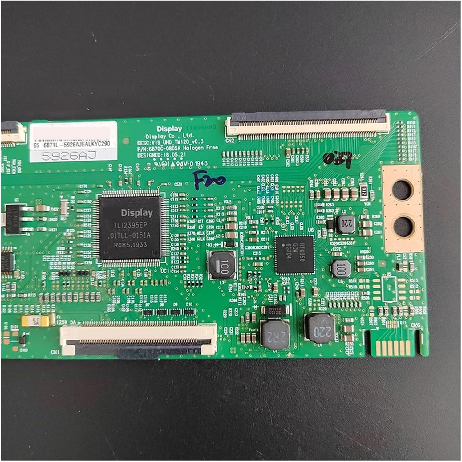 6870C-0805A 6871L-5926A 6871L-5898A T-Con Board 5926AJ 5898Aj，Compatible for Philips 55PFL5602/F7 TV Logic Board(55 Inch) image number 4