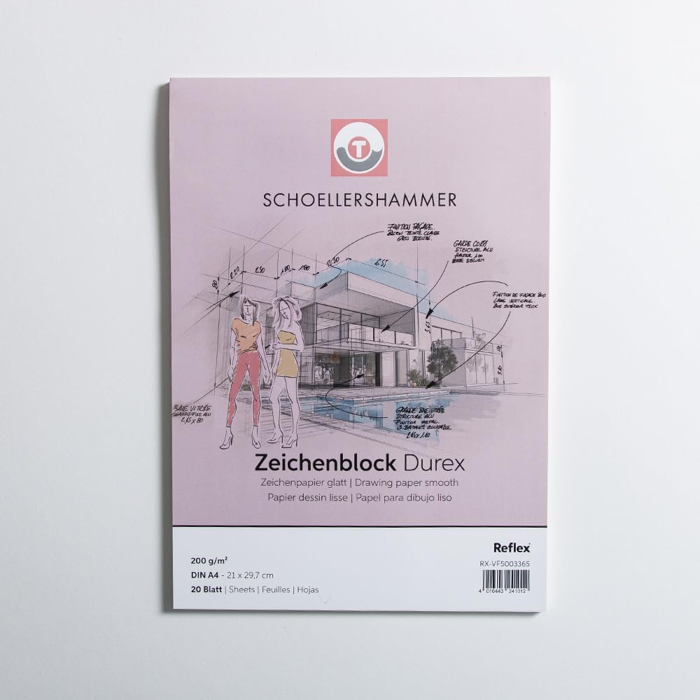 Schoellershammer Duria Smooth White Cartridge Paper A4 200Gsm 20 Sheets VF5003365 image number 4