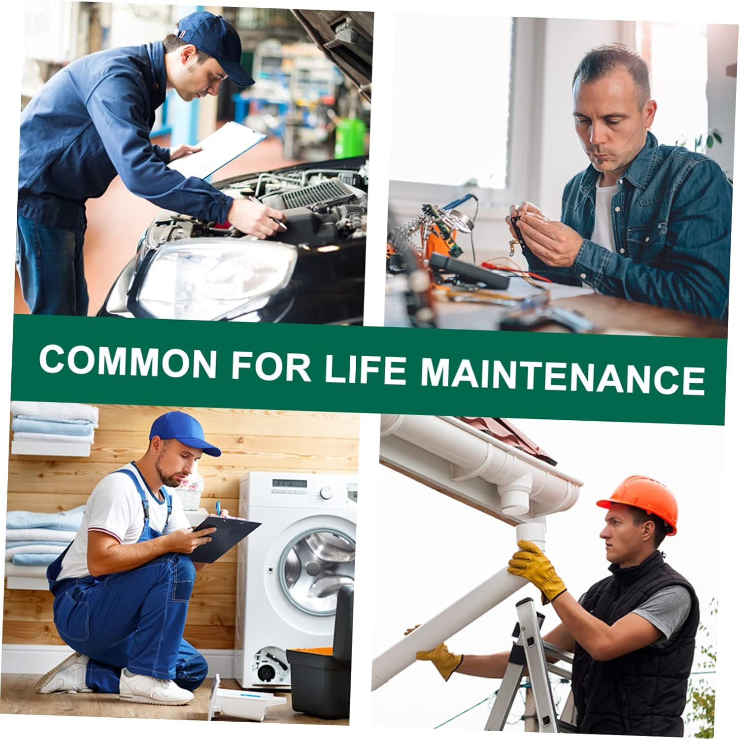 Mipcase 2Pcs Chain Belt Oil Filter Wrench Set for Automotive Repair, Sturdy Strap Spanner Tools for Engine Oil and Filter Replacement in Vehicle Maintenance image number 2