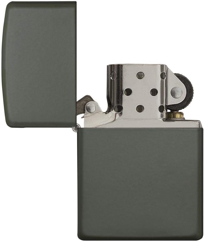 Zippo 221 Classic Matte Green Lighter, Green image number 4