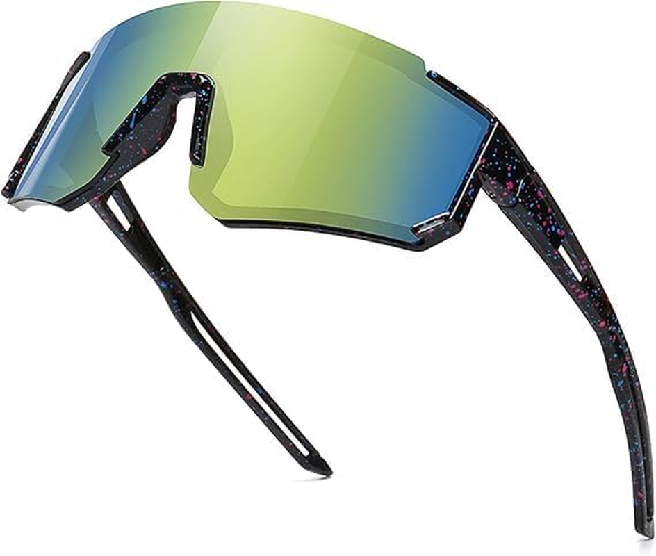 Youth Baseball Sunglasses for Boys Girls Age 6-12 Softball Cycling Sports Sunglasses for Kids Lightweight Frame