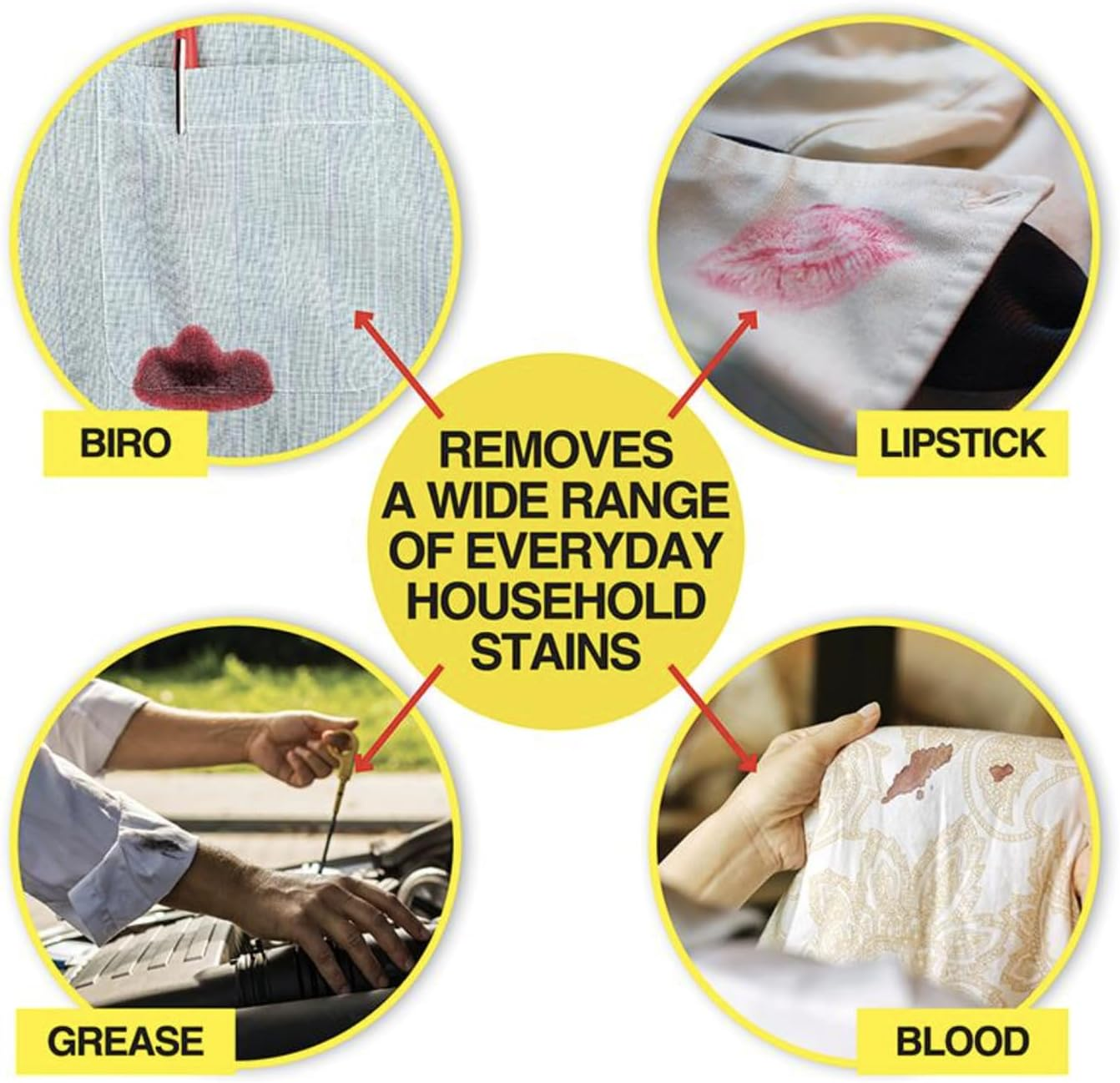 Tootoo Soap STAIN REMOVER 50G - Removes Grease Biro Ink Blood Red Wine (3) image number 5