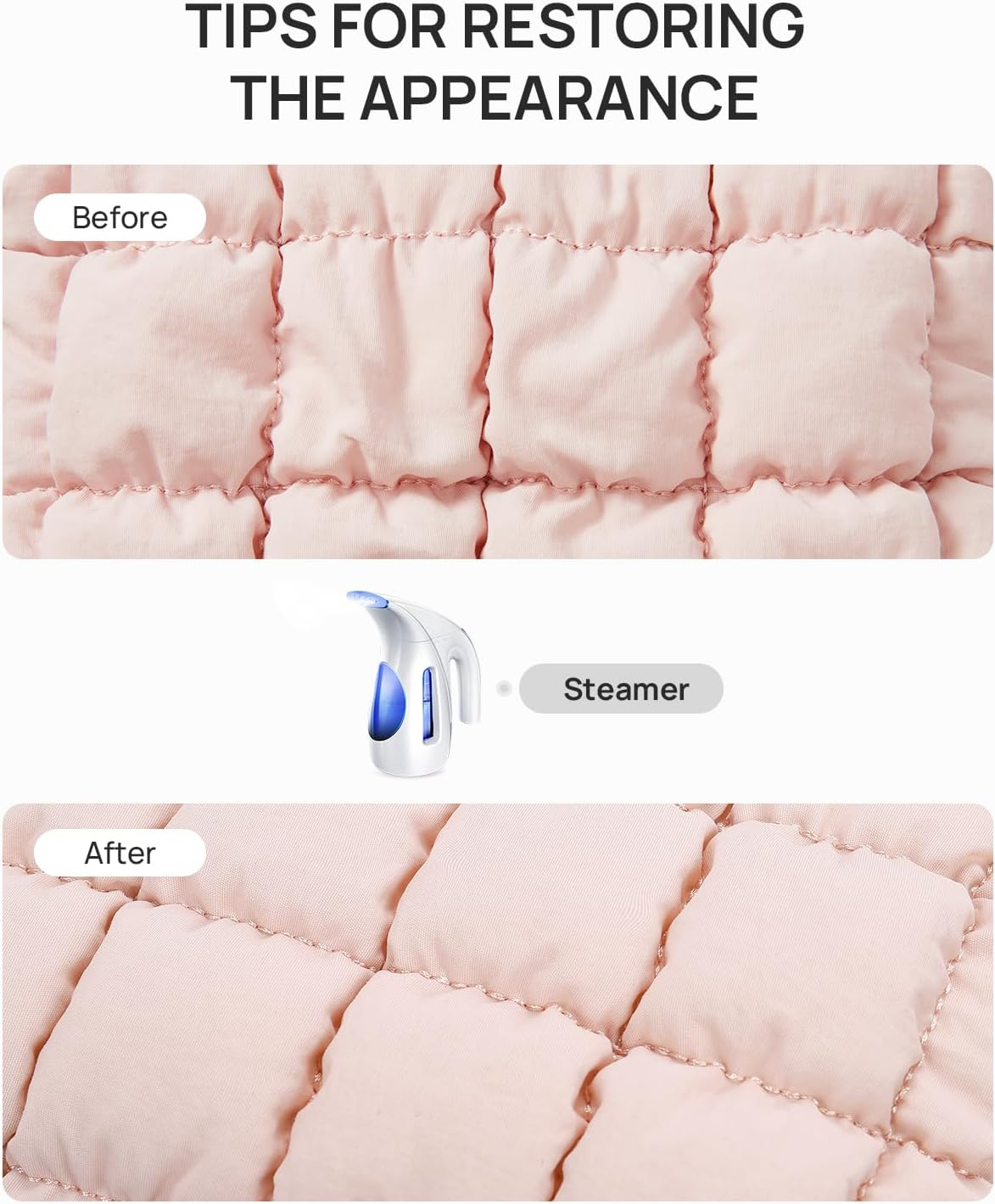 Puffer Makeup Bags for Women, Nylon Puffy Padded Make up for Organizer Case, Wide-Open Pouch Travel Essentials - 1-Puffy-Black image number 7