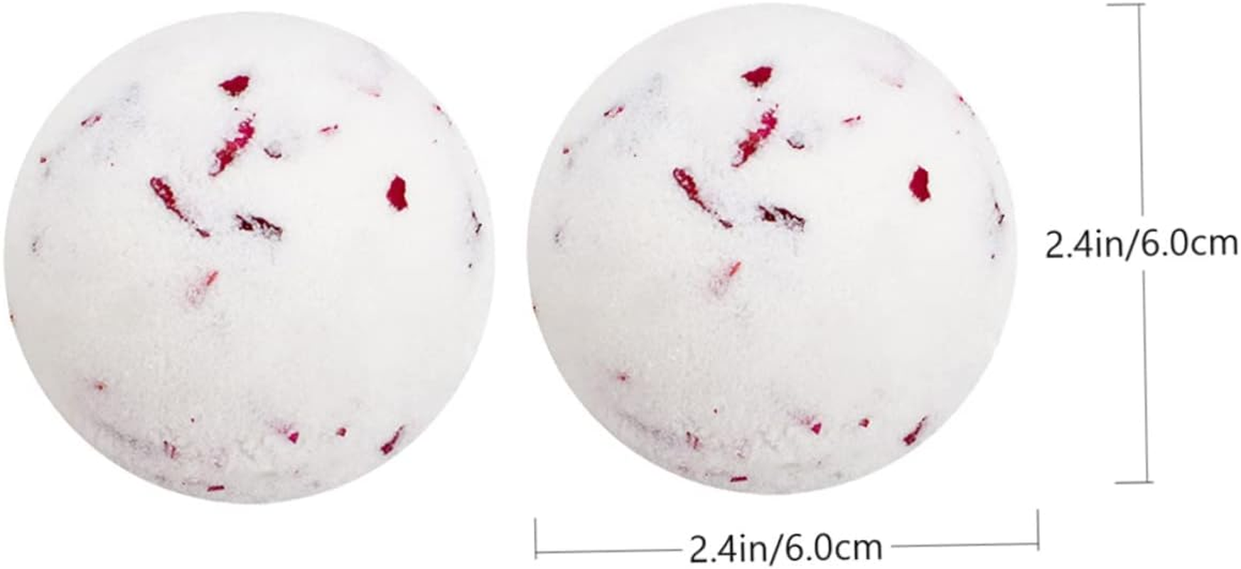 Ipetboom 2Pcs Balls Essential Oil Balls Bath (White) image number 3