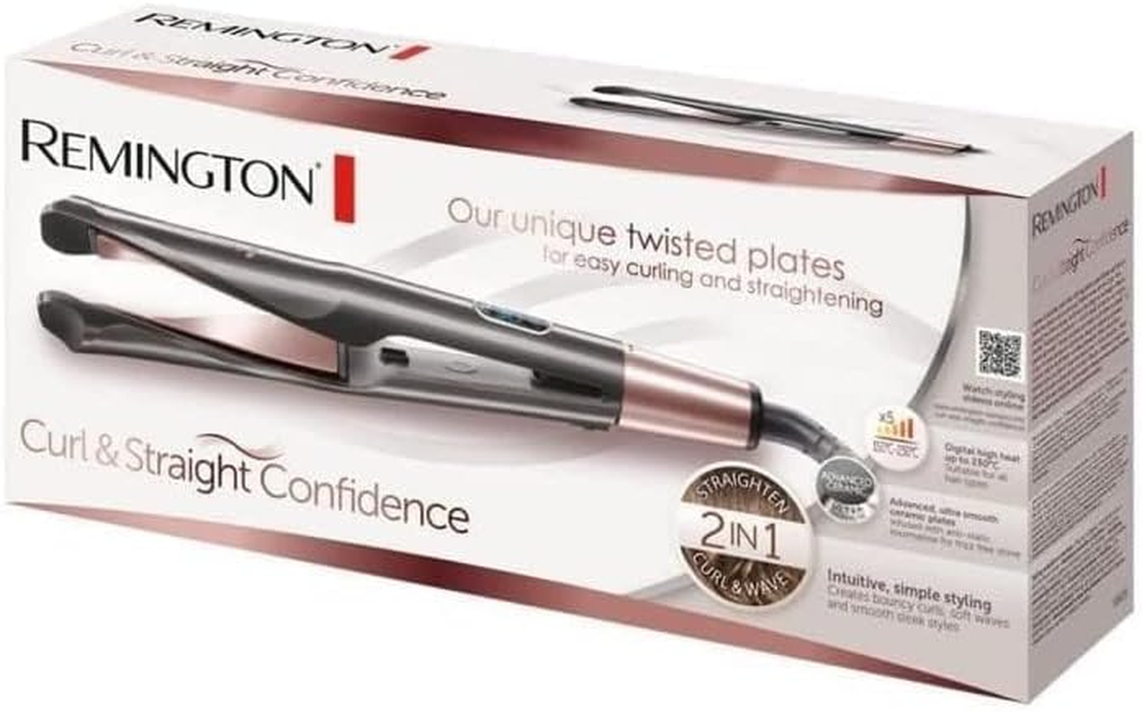 Remington Curl&Straight Confidence S6606 2-In-1 Hair Straightener image number 1