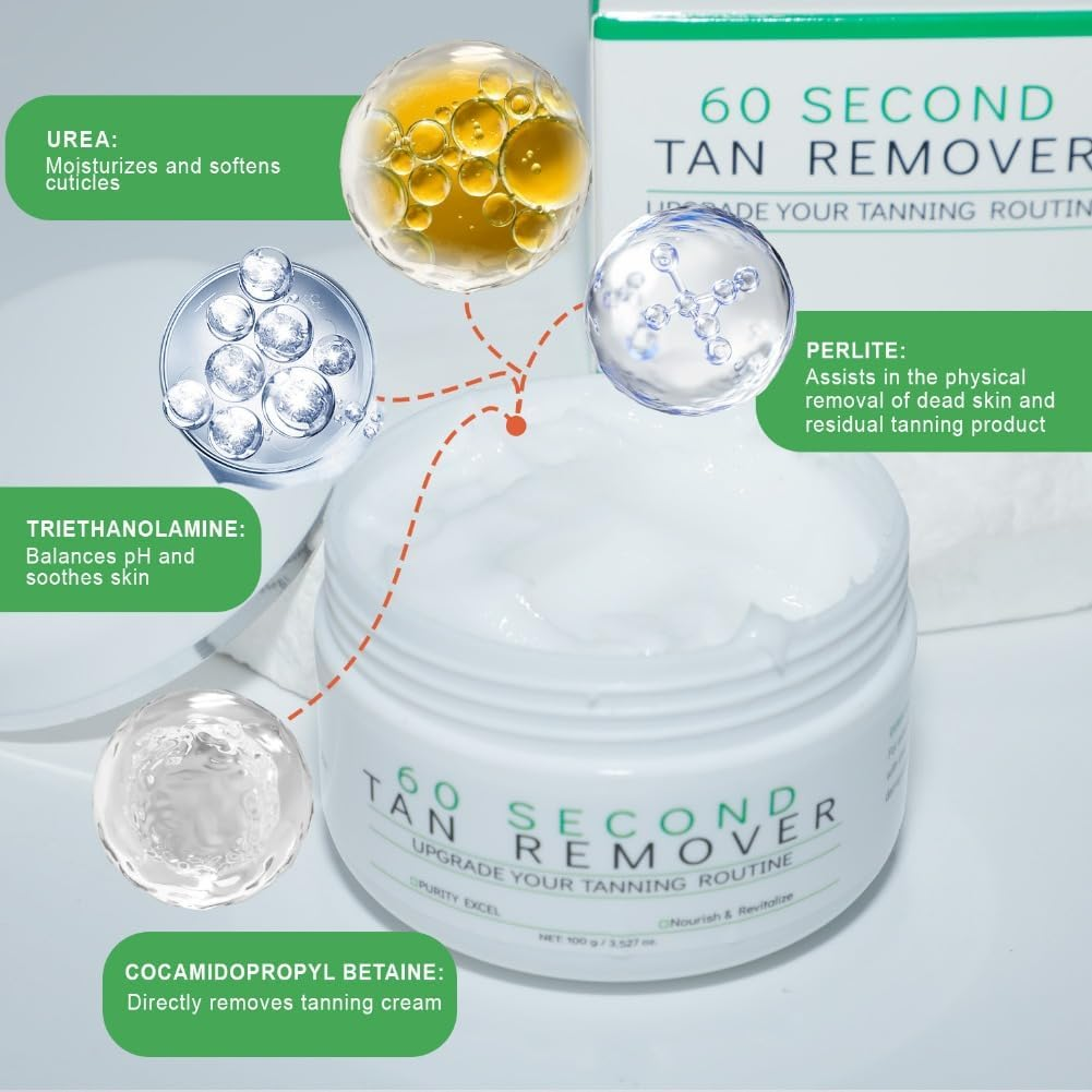 Tan Remover Self, Exfoliating Tan Eraser Body Scrub,Fast Erase Patches & Prep 2PCS image number 5