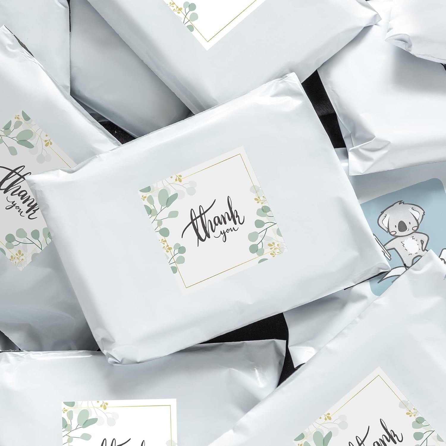 Koala 100 Sheets Sticker Paper Matte White, A4 Size Printable Full Sheet Label Paper for Inkjet Printers image number 6