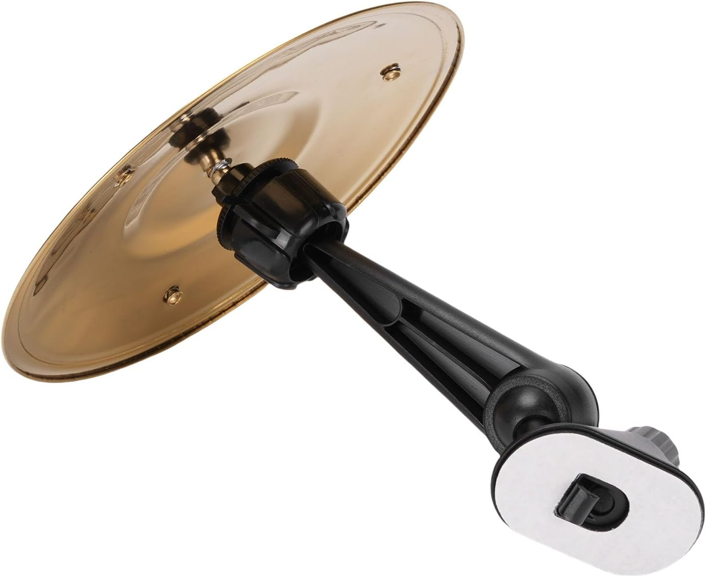 Zopsc Car Drum Cymbal for Air Vent, Car Crash Cymbal Air Vent Mini Drum, Crisp Metallic Sound, with Stand, Fun Practical Accessories (Gold) image number 4