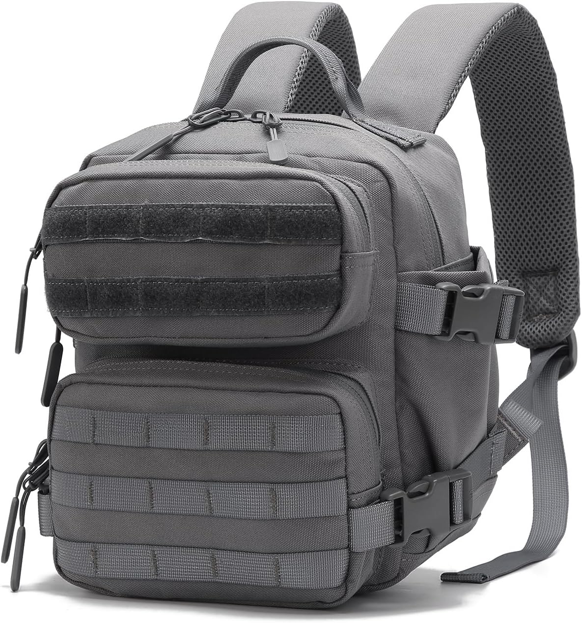 9L Mini Backpack for Men and Women, Small Backpack for Gym Hiking Travel Sports Running - A01-Black image number 2