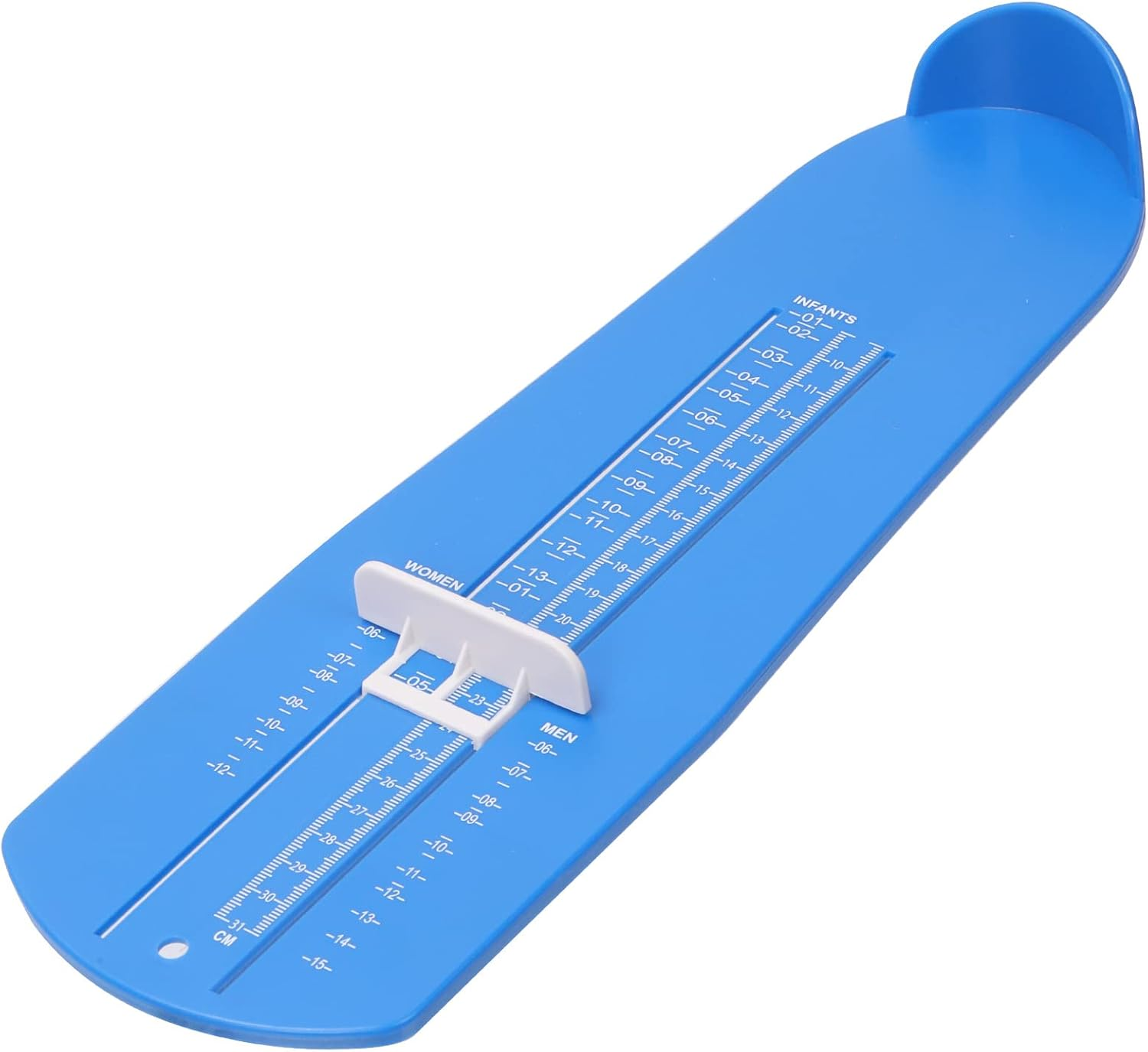 Glarks Foot Measuring Device, Shoe Sizer Shoe Feet Measuring Ruler Sizer with US Standard Shoe Size for Kids Men Women Adults Buying Shoes Online (Blue) image number 4