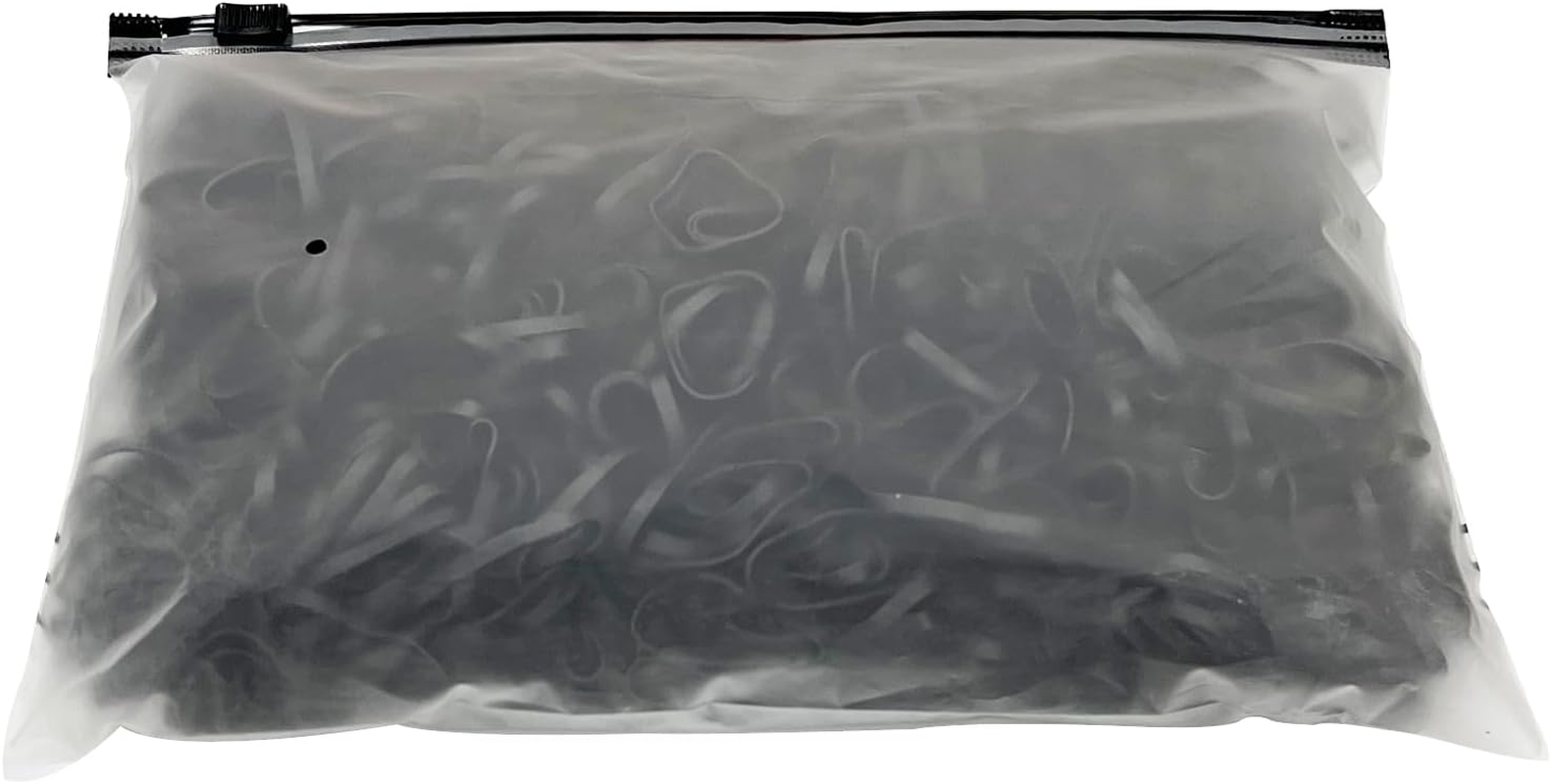 Haobase 1000Pcs Black Elastic Hair Bands Rubber Hair Ties for Girls image number 2