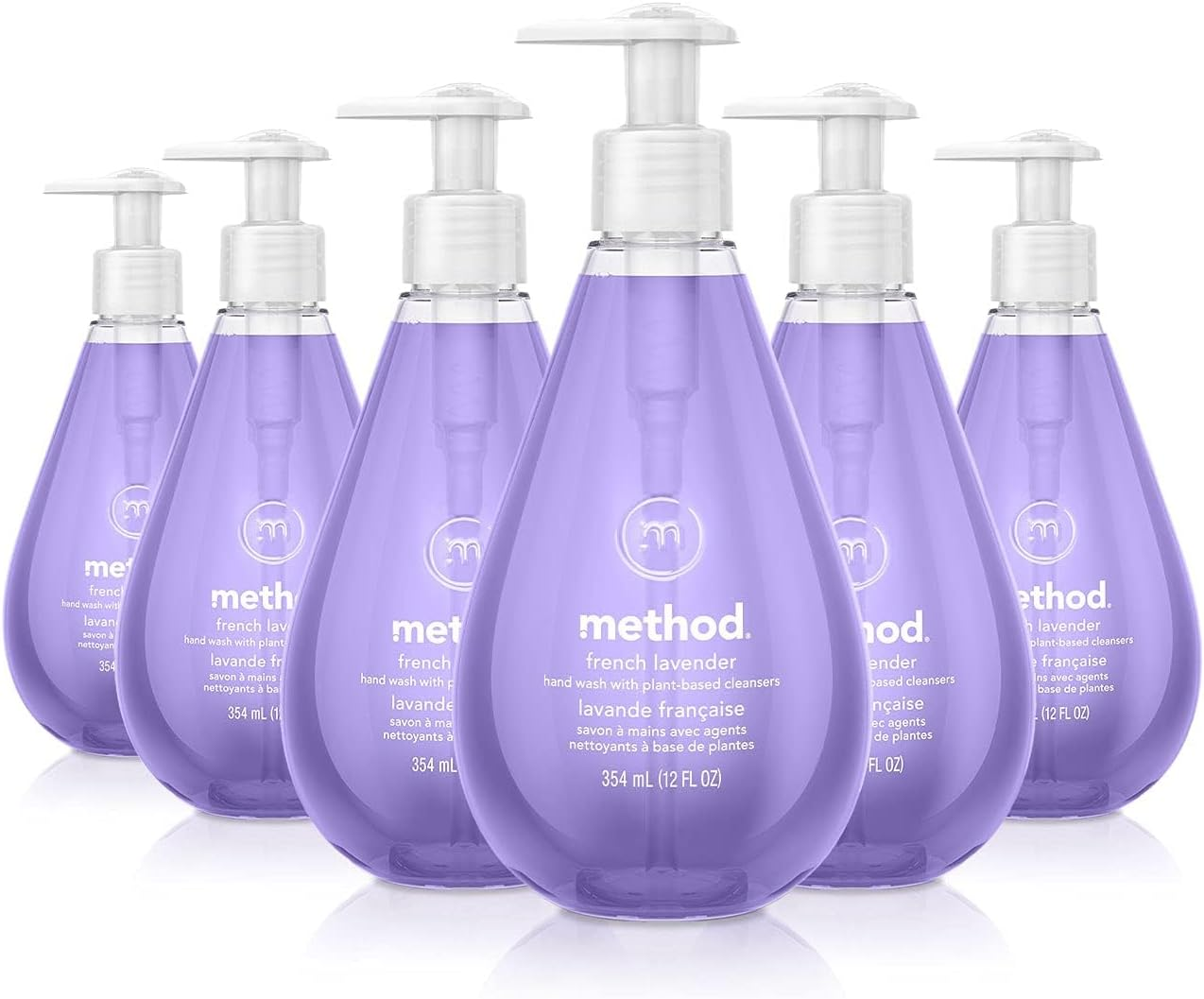 Method Gel Hand Soap, French Lavender, 12 Ounce (Pack 6)