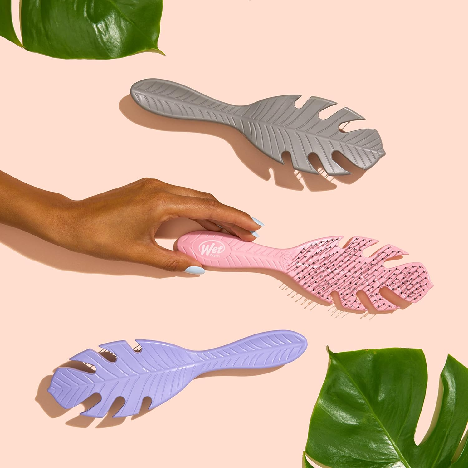 Wet Brush Go Green Detangler Hair Brush, 1 Ml - Pink image number 5