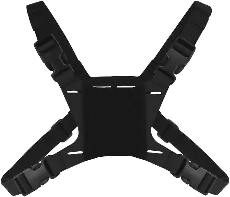 Tactical Navigator Harness Flip Lite Chest Rig Phone Carrier Bracket Fixing Strap Buckle Vest Smartphone Holster Outdoor Navigation Board Panel Holder Brown