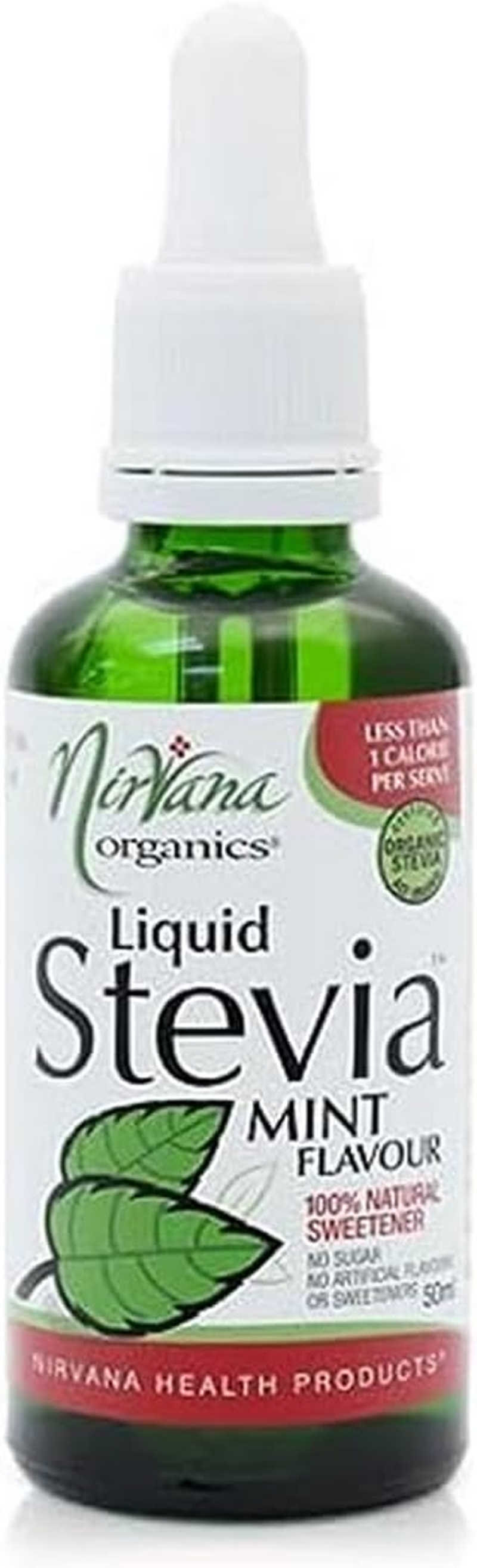 Nirvana Organics Mint Flavour Natural Stevia Liquid Sweetener 50 Ml