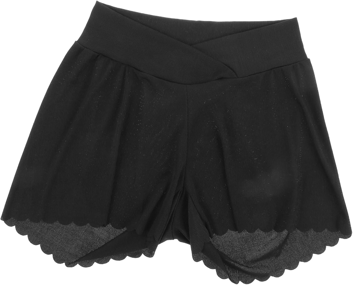 Stretchy Maternity Pants Postpartum Pants Pregnancy Biker Shorts Pregnancy Sleepwear Stretchy Pajamas Black Cloth image number 1