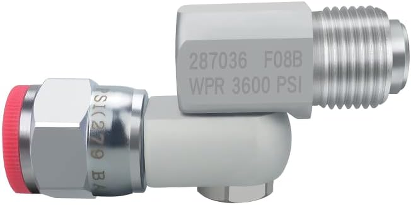 Airless Paint Spray Gun Swivel Joint Compatible with Graco 235486 7/8 Inch Thread 180 Degree Rotation image number 5