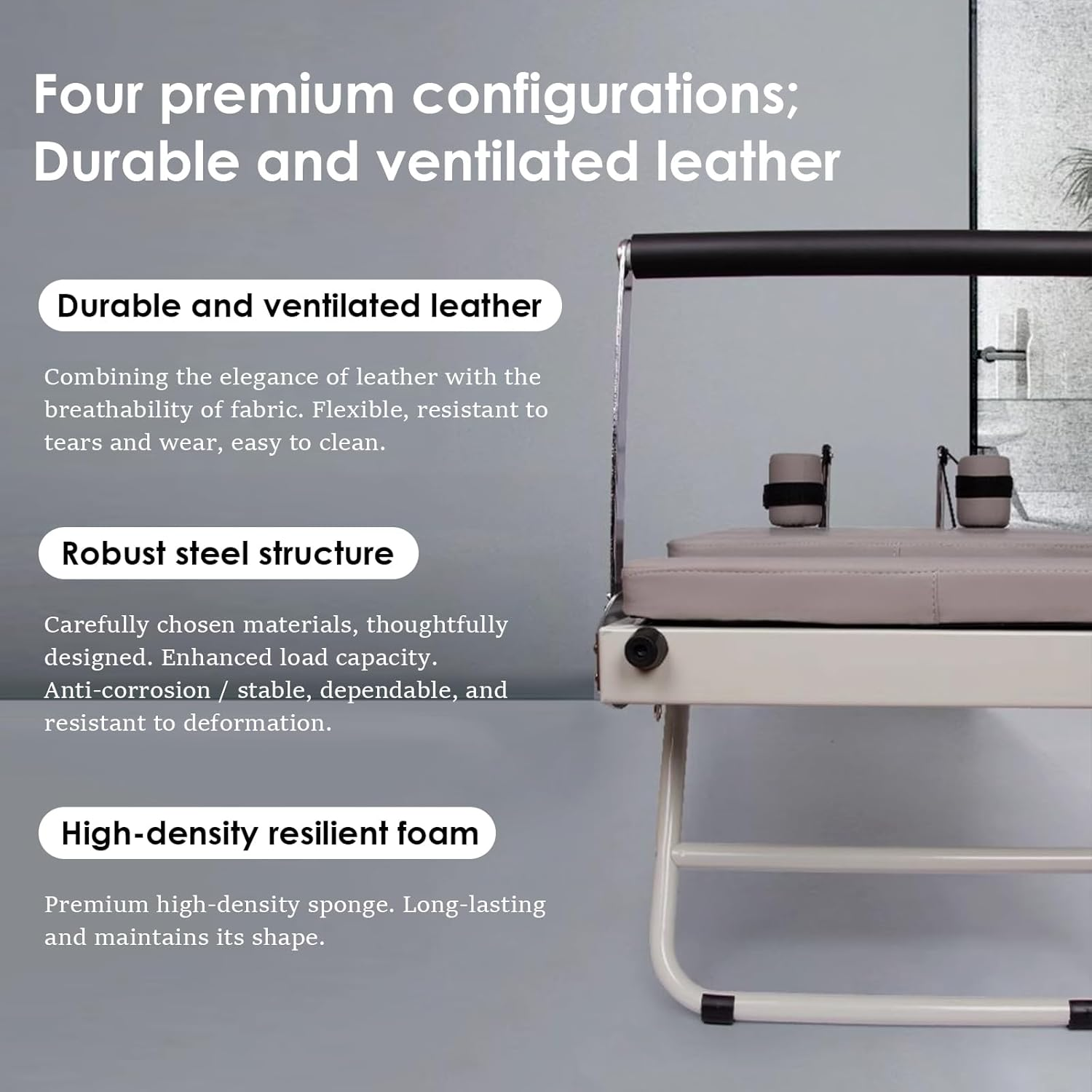 TTFP Reformer Pilates Machine, Pilates Reformer Board, Exercise and Fitness Equipment image number 5