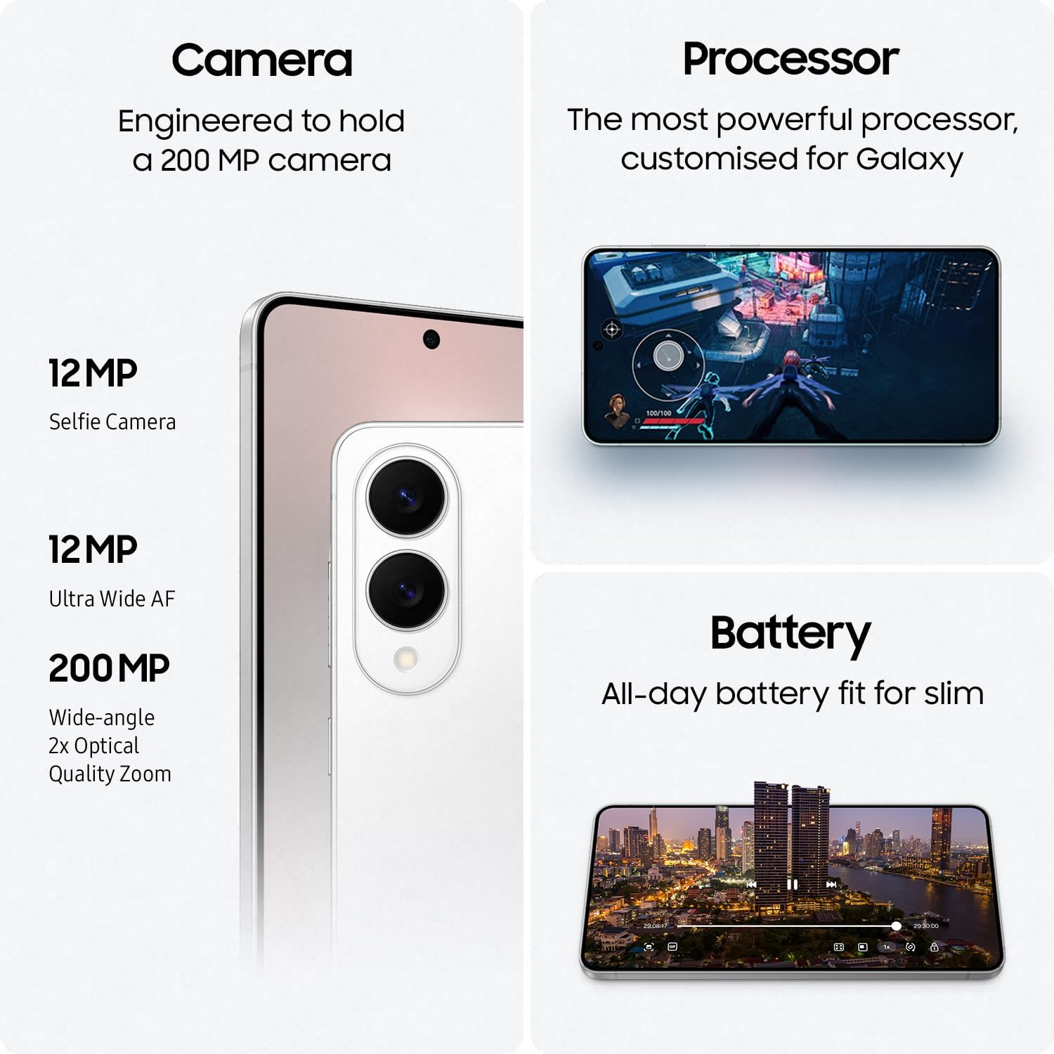 Samsung Galaxy S25 Edge [AU Version] 12GB RAM, 512GB Storage, Titanium Silver image number 5