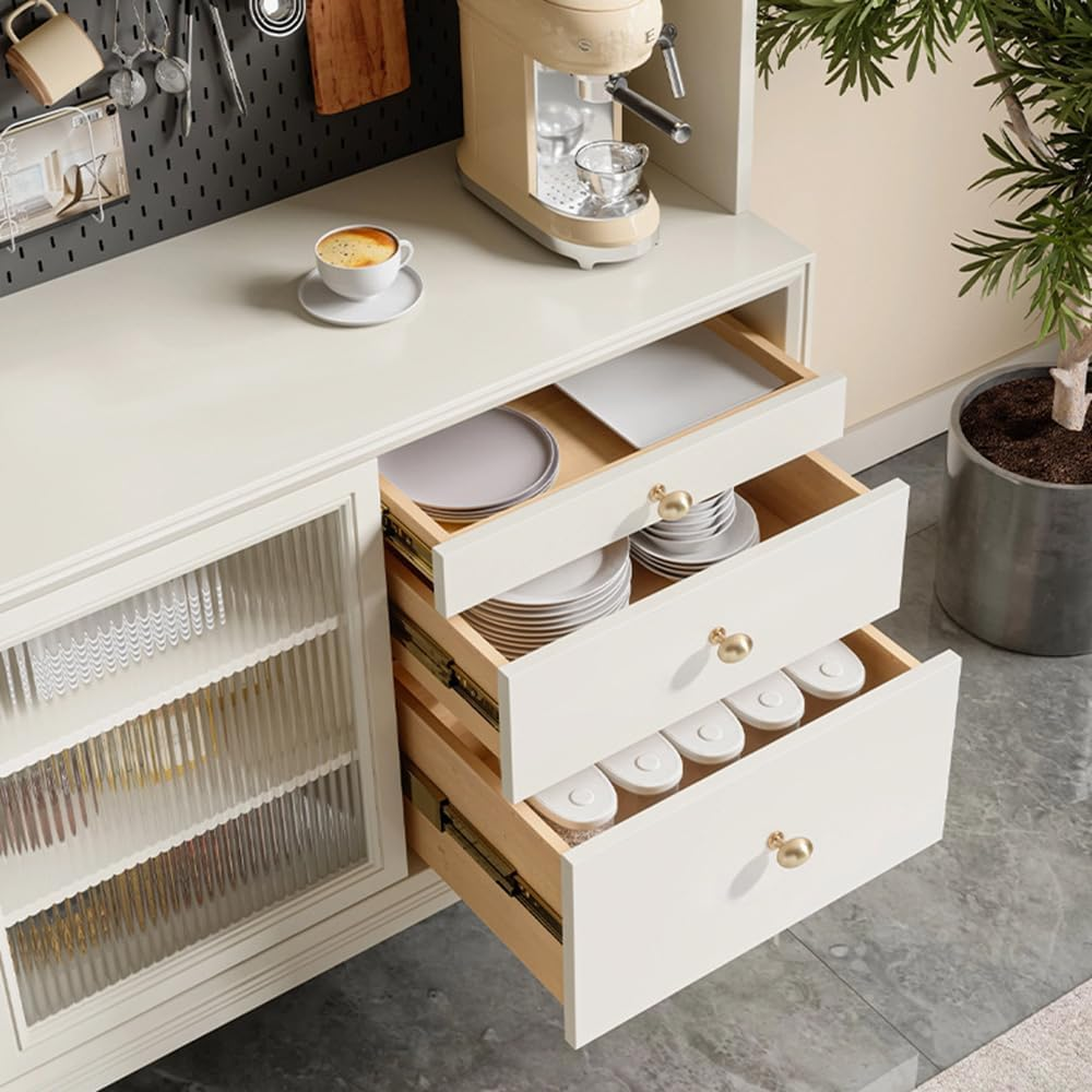 8 Pack Gold Cabinet Knobs 1.3" Brushed Gold Egg Drawer Knobs Zinc Alloy Single Hole Pulls for Dresser 33Mm Oval Cupboard Handles for Kitchen Wardrobe Cabinet Bathroom Hardware (8, Brushed Gold) - 4, Bright Silver image number 2