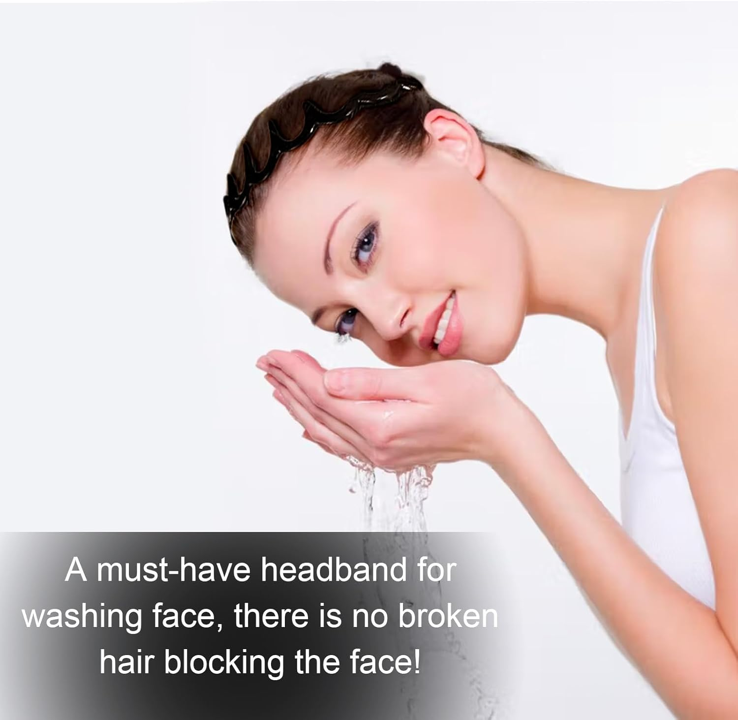 Pack of 4 Zigzag Headbands, with Full Circular Stretch, Non-Slip Headbands, Hair Band Zags, Make up Headband, Women'S Hairstyle Aid for Sports, Fitness, Daily Use - Color1 image number 2