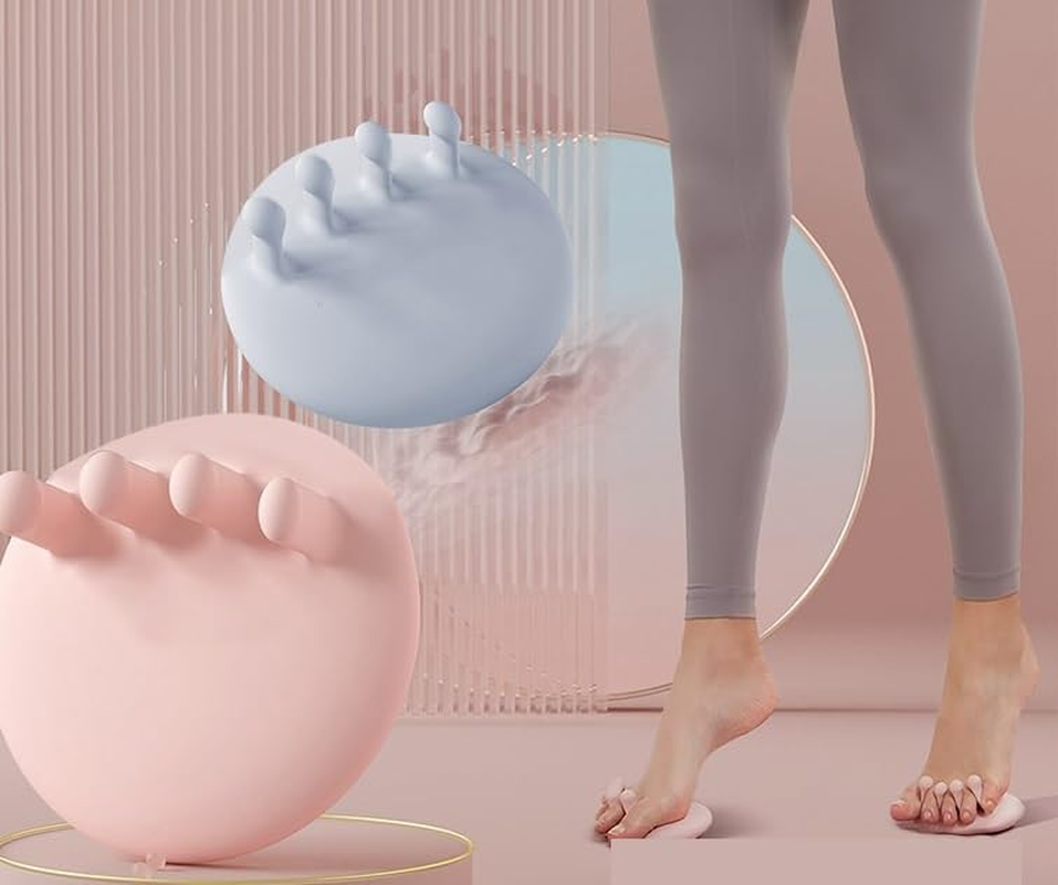 Foot Arch Trainer for Flat Feet, Plantar Fasciitis Relief &Arch Support Strengthening, Portable Arch Metatarsal Exercise Brace for Home and Gym (Pink, 1 Pair) image number 5