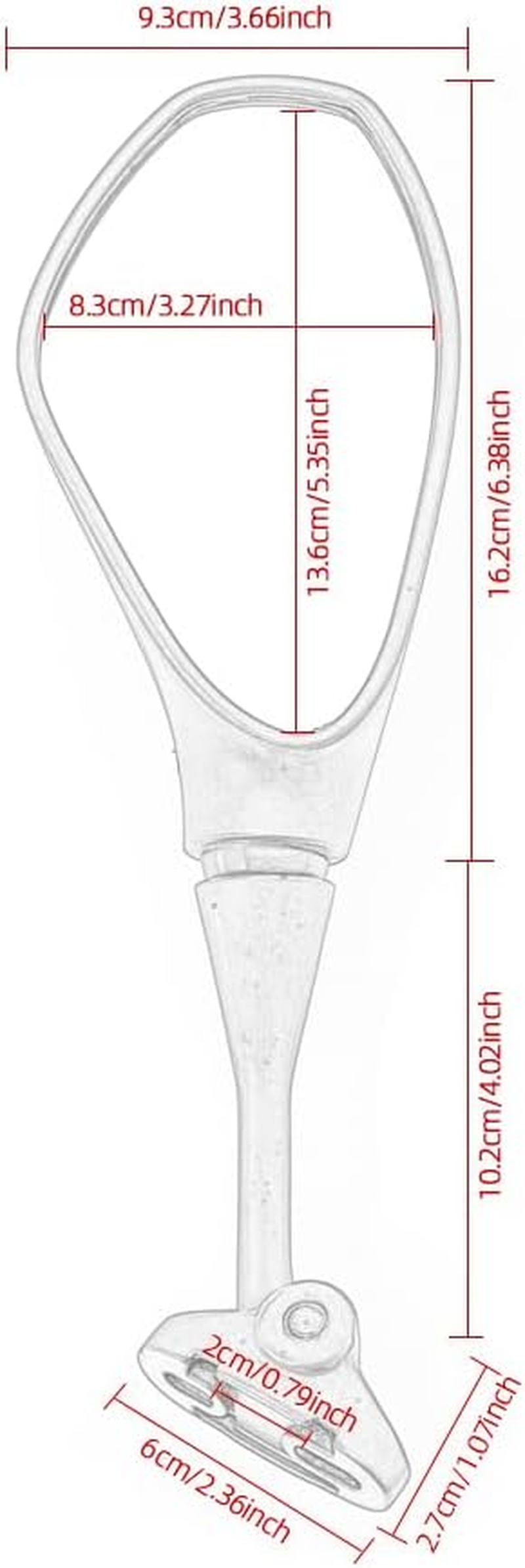 Motorcyclce Mirrors Rearview Mirror Motorbike Side Mirror Fit for CBR600/CBR900/CBR1000