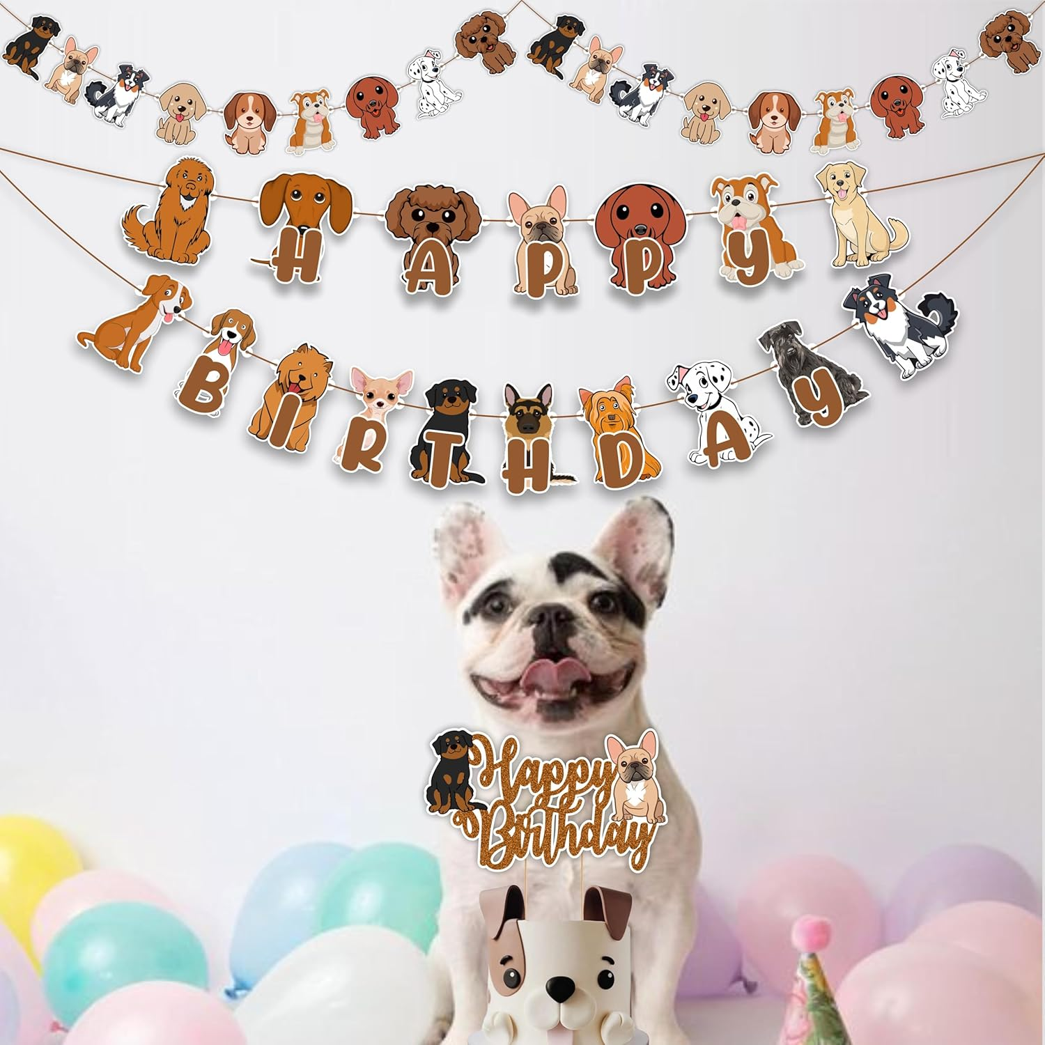 Pupy Dog Theme Celebration with Paw Print, Cute Puppy Decorations, Supplies, Fun Interactive Games, Eco-Friendly Materials, and Joyful Companionship for Birthdays, and Family Gatherings
